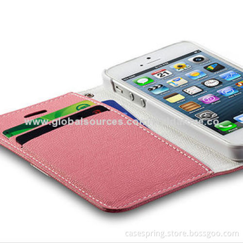 PU Leather/Rainbow Colored Cases for iPhone 6, Collision Color, OEM Orders Welcomed